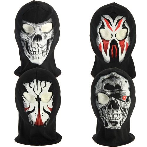 Skull balaclava face mask - face,