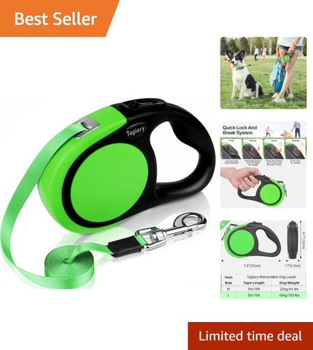 Deluxe retractable dog lead - deluxe, 5m