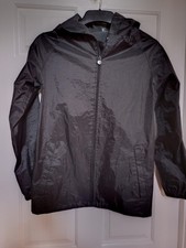 Child's Regatta waterproof jacket, navy, size 158/32", used, very good condition