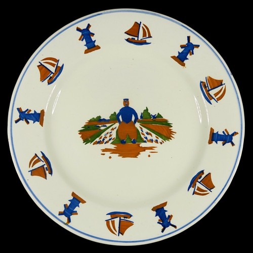 Schramberg majolica plate - majolica,