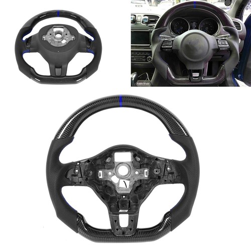 Carbon fiber flat steering - carbon,