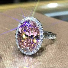 14K White Gold Finish 4.1ct