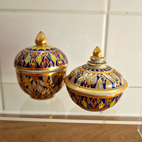 Thai benjarong hand painted - thai,