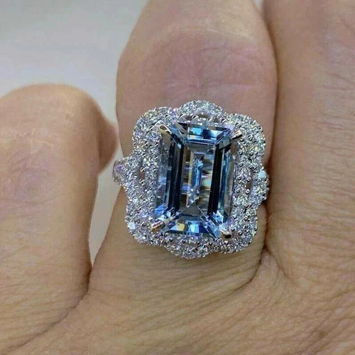 05ct emerald cut natural - 4.05ct,