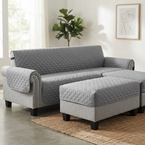 Reversible corner sofa cover - reversible,