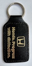Vintage Honda Car Keyring Keychain Collectable Leather - Newcastle Dealership