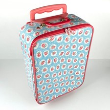 Cath Kids Kidston Retro Girls Wheeled Roller Suitcase Cabin Bag Floral Roses