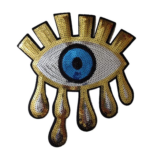 Iron evil eye - iron, patch