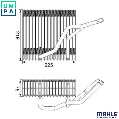 Evaporator air conditioning - conditioning, ae