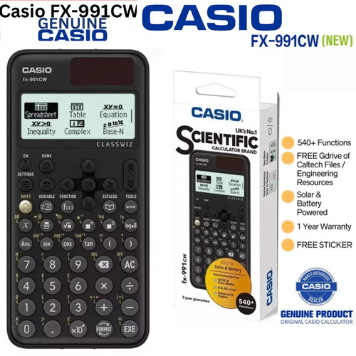 Casio 991cw advanced - ✅, fx-991cw