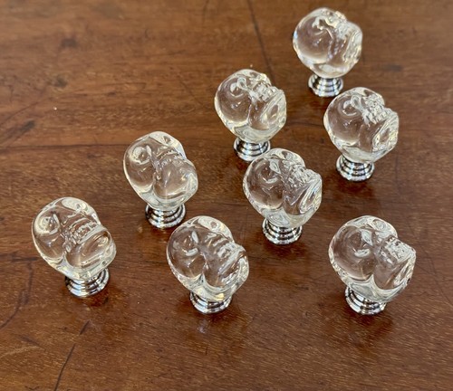 Skull head small 5cm glass - 2.5cm,