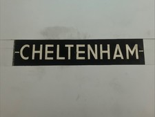 CHELTENHAM races - Wrexham June 1978 Bus Blind 30" GIFT FC