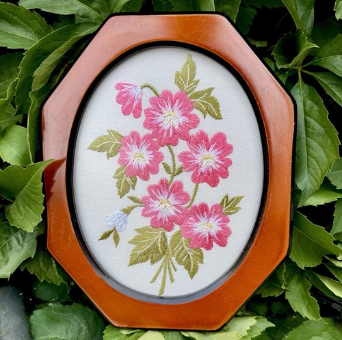 Vintage floral embroidery - floral,