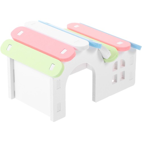 Wooden hamster hideout house - hamster,