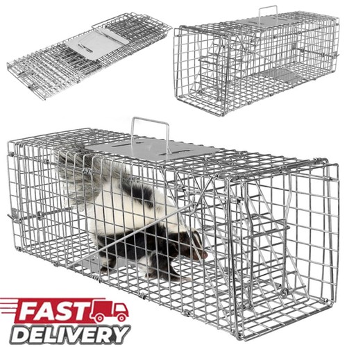 Live animal cage trap heavy - cage,
