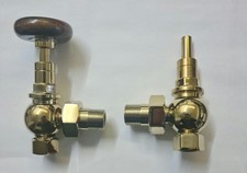 Traditional Brass Radiator Valves & Lockshield - New Ex-Factory Stock