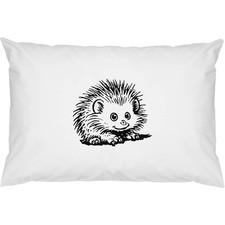 2 x 'African Pygmy Hedgehog' Cotton Pillow Cases (PW00034453)