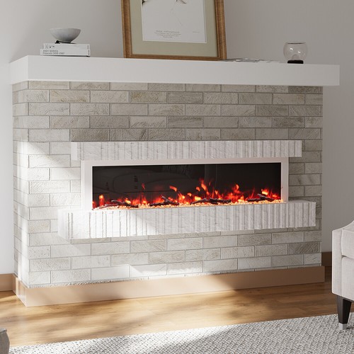 Electric fireplace fire - electric, media