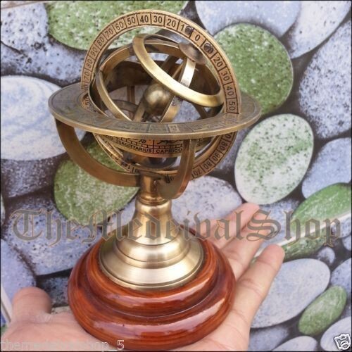 Vintage brass armillary - vintage,