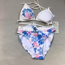 Halter Neck Bikini White With