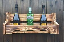 Wine Spirit Rack Shelf Wooden