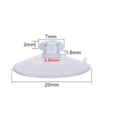 Vacuum Strong Suction Cups 20/25/40mm Suckers Pads for Glass Table Desk Door