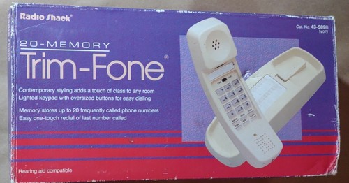 Vtg radio shack trimmed fone - vtg,