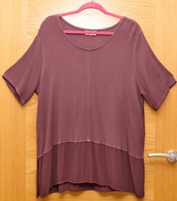 BELLA DONNA USEFUL COMFY OVERSIZED PURPLE TUNIC TOP Size 2 48-54"CH READ LISTING