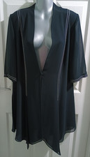 Roman long chiffon jacket