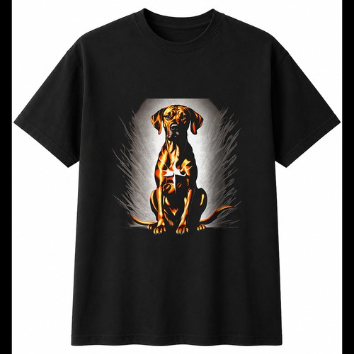 Airbrush rhodesian ridgeback - airbrush,
