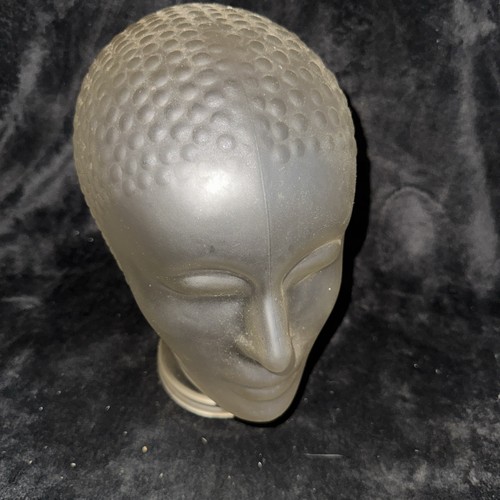Vintage frosted glass head - vintage,