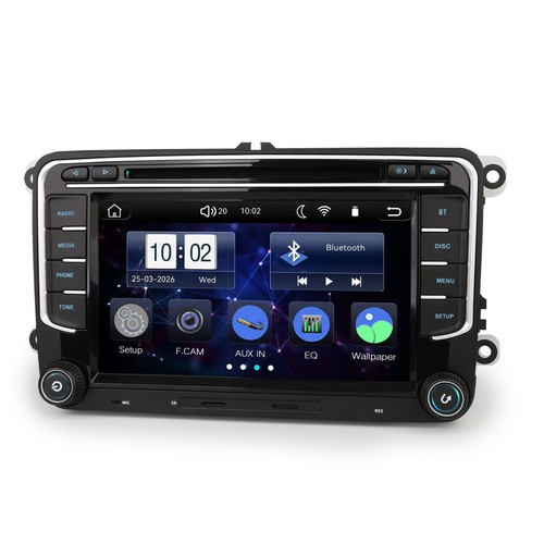 Car stereo carplay dvd - 7",
