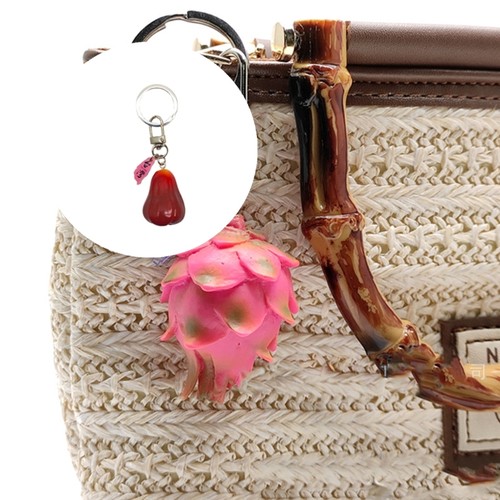 Colorful rubber fruit key - colorful,