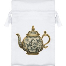 'Antique Vintage Teapot' Satin