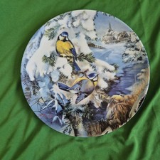 Hutschenreuther Plate Blaumeisen zwischen Tannenzweigen  - See Offer In Desc