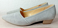 Ladies Gabor Light Grey Suede