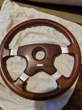 MOMO Astra wooden steering wheel made in Italy RARE HONDA BMW Mercedes W201 W124