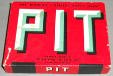 VINTAGE Pit Board Game Waddingtons Family Skill Card Trading Strategy 1960s RARE