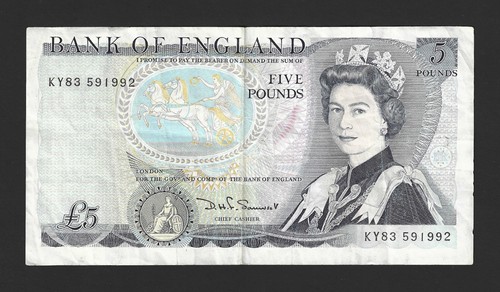 Boe pound banknote - pound,