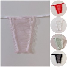 Comfortable Sheer Mesh Tanga