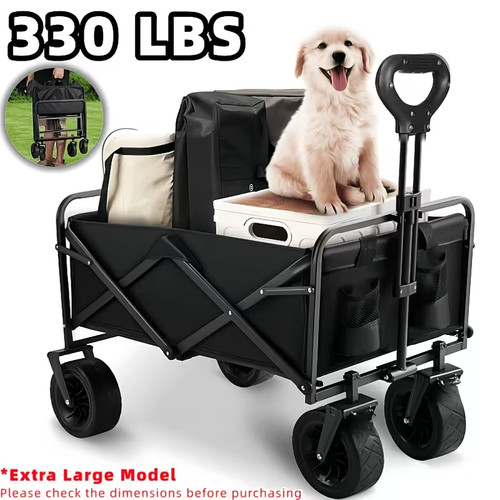 Heavy duty folding wagon - wagon, cart