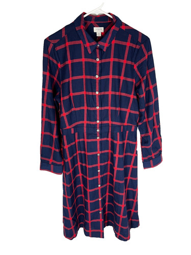 Crew dress size red - j.,