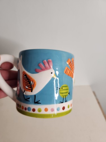 Ceramic hen chicken mug - chicken,