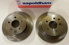 2X BRAND NEW REAR BRAKE DISCS to fit NISSAN QASHQAI (J10) 1.5 1.6 2.0 2008-2013