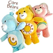 CARE BEARS BABY 8" SOFT PLUSH STUFFED TOY TEDDY BEDTIME CHEER FUNSHINE BEAR TOYS