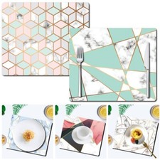 Placemats coasters leather - pu,