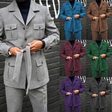 Vintage Men Safari Jacket with