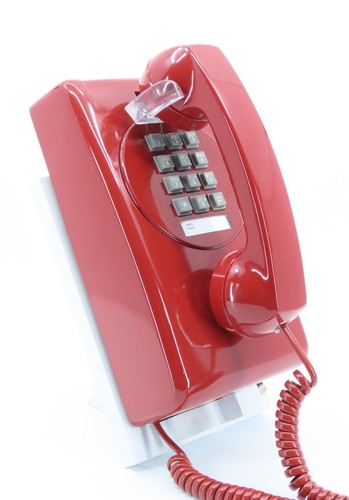 Red 3554 wall telephone - wall,