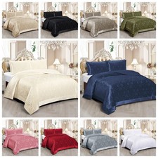 3 Piece Bedspread Velvet