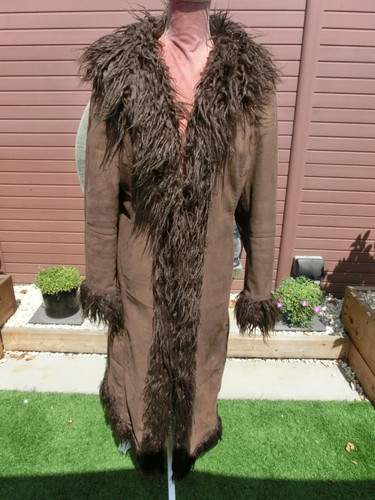 Amazing brown afghan coat - amazing,